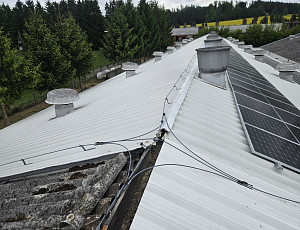 Oprava podhledu a střechy